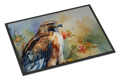 Hawk Doormat Front Door Mat Indoor Outdoor Rugs for Entryway, Non Slip Washable Low Pile, 24H X 36W