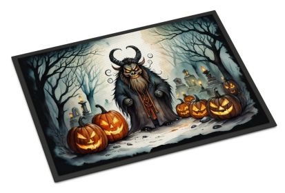 Krampus The Christmas Demon Spooky Halloween Doormat Front Door Mat Indoor Outdoor Rugs for Entryway, Non Slip Washable Low Pile, 24H X 36W (Default: Default)