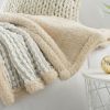 VERAMUSE Sherpa Throw Blanket for Couch 50"X60" Winter Thick Warm Blankets for Bed Sofa
